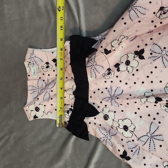 Jillian's Closet Girls Size 12M - NEW - Pink Bows Diaper Cover - Picture 7 of 15